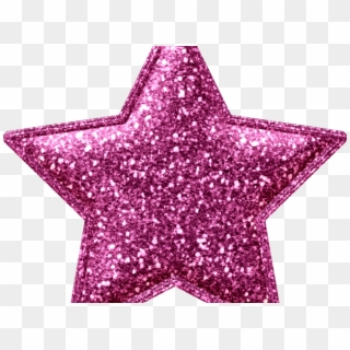 Sparkles Clipart Little Star - Pink Glitter Star Clipart, HD Png Download