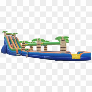 22ft Tropical Waterslide - Inflatable, HD Png Download