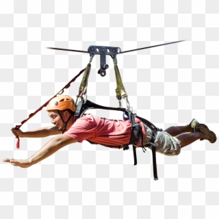 Zip Line Png Pluspng - Powered Hang Glider, Transparent Png