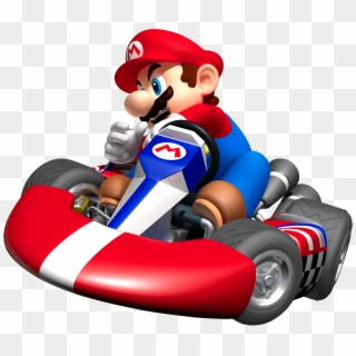Mario Drifting In Kart - Mario Kart Mario Png, Transparent Png