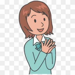 Input Clapping-woman, HD Png Download