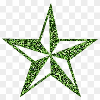 #green #glitter #sparkling #star #sticker - De La Salle Logo, HD Png Download