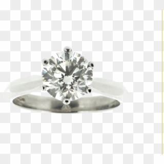 Single Diamond Png Image Background - Pre-engagement Ring, Transparent Png