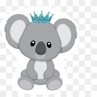 #prince #koala #bear #crown #son #dad #family #blue - Koala Clipart, HD Png Download