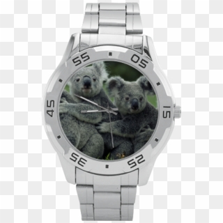 Latest Koala Bear Men's Stainless Steel Analog Watch - Analog Watch, HD Png Download