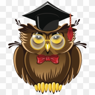 Wise Owl Clipart U2013 Item - Prof Owl, HD Png Download