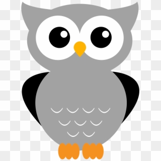 Giggle And Print Owl Clipart Owl, Animal - Gray Owl Clipart, HD Png Download