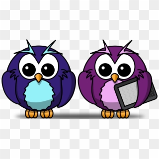 Little Owl Friends Big Image Png Ⓒ - Cartoon Owl, Transparent Png