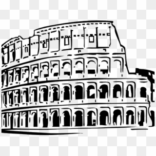 Rome Clipart Roma - Italy Clipart Black And White, HD Png Download