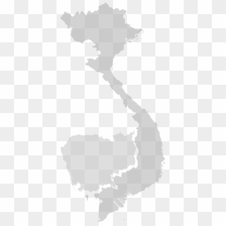 Vietnam - Vietnam Map In Grey, HD Png Download