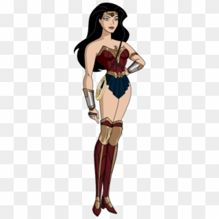 Wonder Woman Cartoon Png - Cartoon Wonder Woman Drawing, Transparent Png