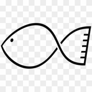 Alphabet Letters Fish Small Fish Png Image - Siluetas De Peces Para Colorear, Transparent Png