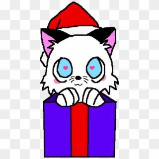 Me As A Cute Kitty Cat X3 - Christmas Drawing Easy Cat, HD Png Download