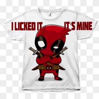 Custom 3d Deadpool Chibi Sublimation Unisex T-shirt - Cute Deadpool, HD Png Download