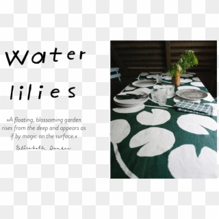Water Lilies Collection - Placemat, HD Png Download