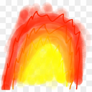 Fire Wall - Drawing - Illustration, HD Png Download
