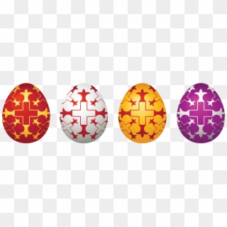 Easter Eggs Set Png Clipart - Easter Egg Clipart, Transparent Png