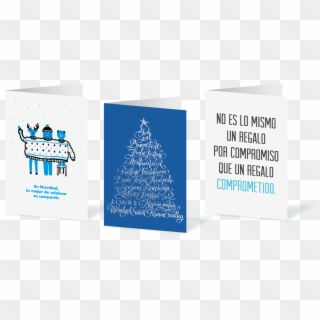 Regalo Azul, La Iniciativa Que Unicef Puso En Marcha - Christmas Tree, HD Png Download