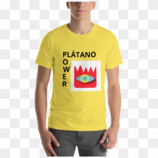 Plátano Power Short Sleeve Unisex T Shirt - Camisa Meu Partido E O Brasil, HD Png Download