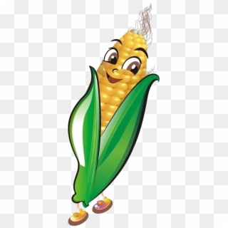 Maize Corn Cartoon Free Hd Image Clipart - Illustration, HD Png Download