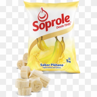 Soprole Yoghurt Sabor Plátano 1l - Banana, HD Png Download