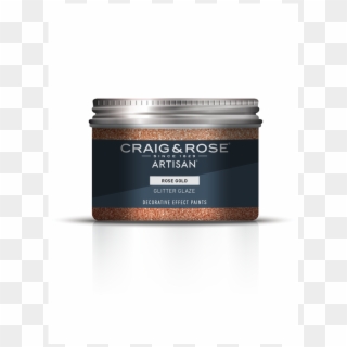 Craig & Rose Artisan Glitter Glaze Rose Gold - Cosmetics, HD Png Download