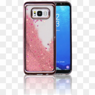 Samsung Galaxy S8 Plus Mm Electroplated Water Glitter - Smartphone, HD Png Download