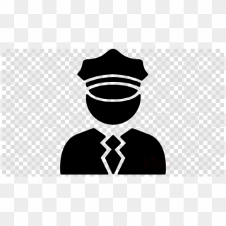 Policia Silueta Png Clipart Security Guard - Annabelle Doll No Background, Transparent Png