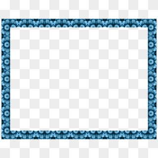 Art Frame Blueberries Symmetry Food Nutrition - Picture Frame, HD Png Download