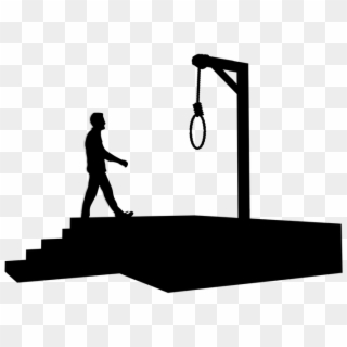 Execution Hang Punishment Criminal Silhouette - Death Penalty Transparent, HD Png Download