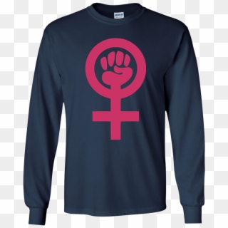Feminist Symbol Shirt, Hoodie, Tank - Woman Power, HD Png Download