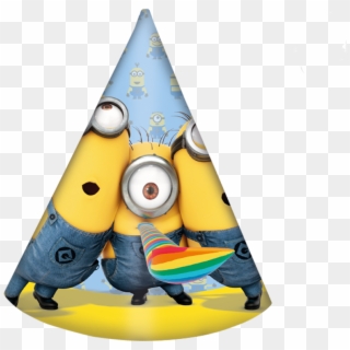 Despicable Me Happy Birthday Foil Balloon , Png Download - Minion Party Hat Png, Transparent Png