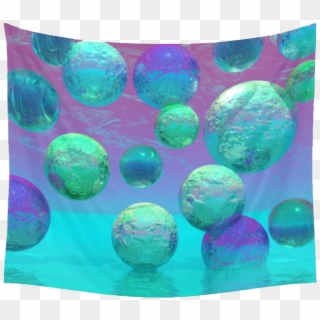 Ocean Dreams, Aqua And Indigo Seascape Universe - Sphere, HD Png Download
