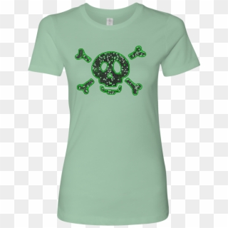 Green Skull T Shirt - Green Sea Turtle, HD Png Download