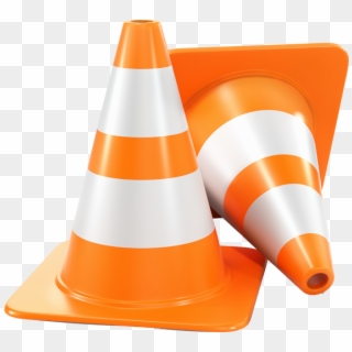 Orange Traffic Cones With Reflective Silver Stripes - Rally Obedience, HD Png Download