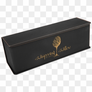 Engraved Black/gold Wine Box With Tools - Wallet, HD Png Download