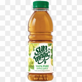 Sunmagic 500ml 100% Pure Apple Juice - Apple Juice Bottle Png, Transparent Png