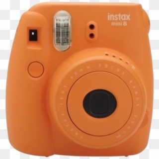 #orange #camera #polaroid #orangecamera #cute #aesthetic - Polaroid Instax Mini 8 Orange, HD Png Download