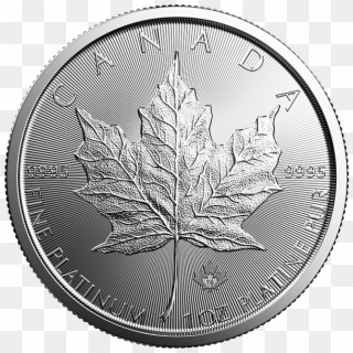 2019 1 Oz Canadian Platinum Maple Leaf Obverse - Canadian Predator Series Silver Coins 1 Oz, HD Png Download