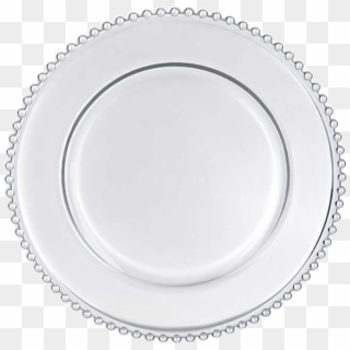 13 Clear Glass Beaded Charger Plate - Best Pack, HD Png Download