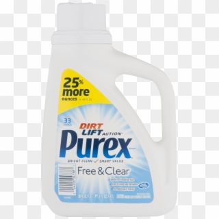 Purex Liquid Laundry Detergent, Free & Clear, 50 Fluid - Purex Free And Clear 50oz, HD Png Download