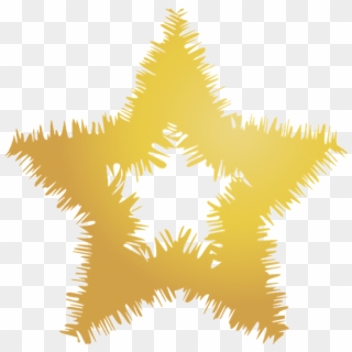 Золотая Звезда, Golden Star, Goldstern, Étoile D'or, - Illustration, HD Png Download