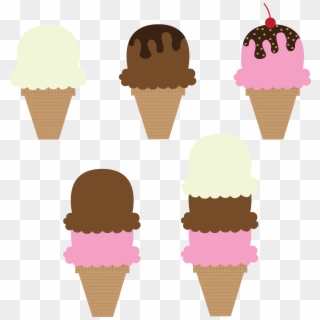 This Free Icons Png Design Of Various Flavors Ice Cream, Transparent Png
