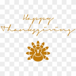 Holidays - Happy Thanksgiving Text Png, Transparent Png