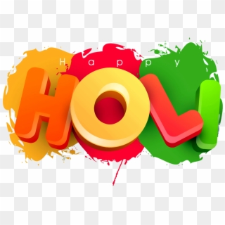 Happy Holi 3d Text Png Images Holi Colors - Happy Holi, Transparent Png