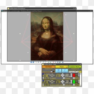 Golden Ratio - Does The Mona Lisa Represent Humanism, HD Png Download