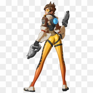 Tracers Pose Controversy Overwatch Pinterest Overwatch - Tracer, HD Png Download