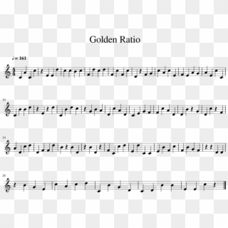 Golden Ratio Revision - Phone It In Fortnite Sheet Music Alto Sax, HD Png Download