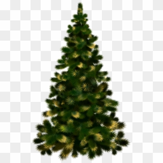 Christmas Tree Without Lights - Christmas Tree Vector No Background, HD Png Download