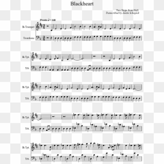 Blackheart Sheet Music Composed By Two Steps From Hell - Promise Jimin Piano Sheet, HD Png Download